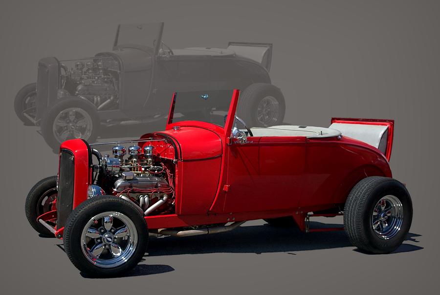 1928 Ford Roadster Hot Rod Photograph by Tim McCullough