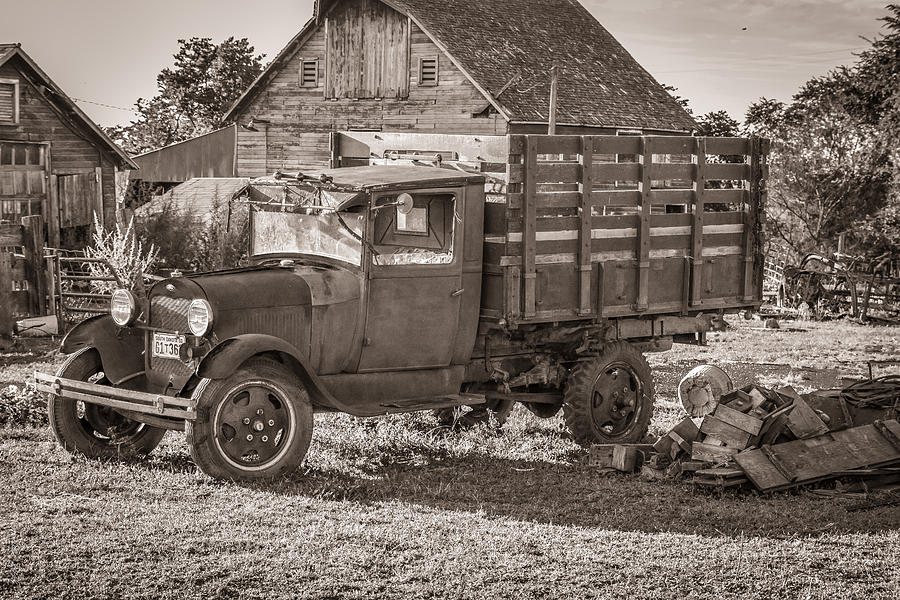 1929 AA Ford Truck Photograph by M Dale