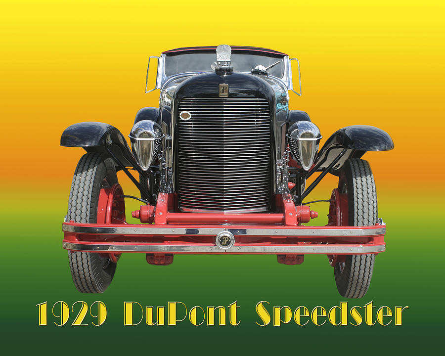 1929 DuPont Speedster Photograph by Jack Pumphrey