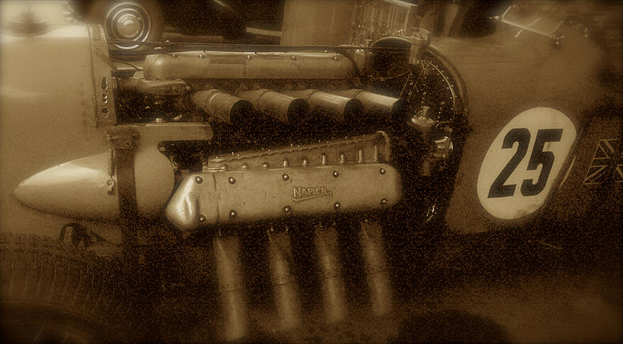 1929 Napier Bentley Engine Detail Photograph by John Colley