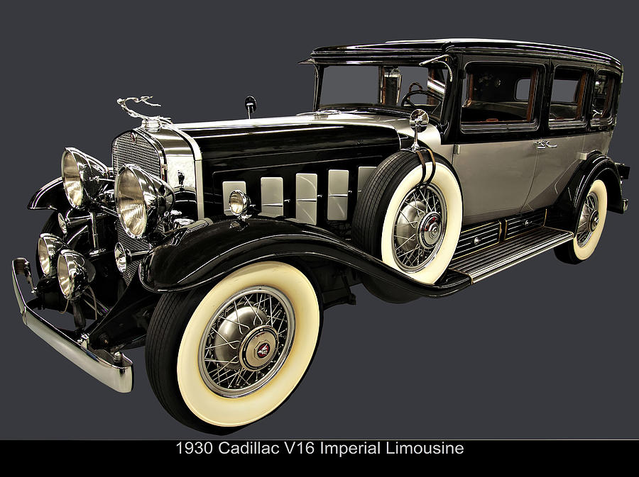 1930 Cadillac Imperial V16 Limousine Photograph by Chris Flees