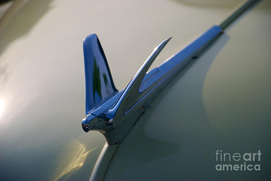 1930 Chevy Deluxe Hood Ornament Photograph by Mark Dodd