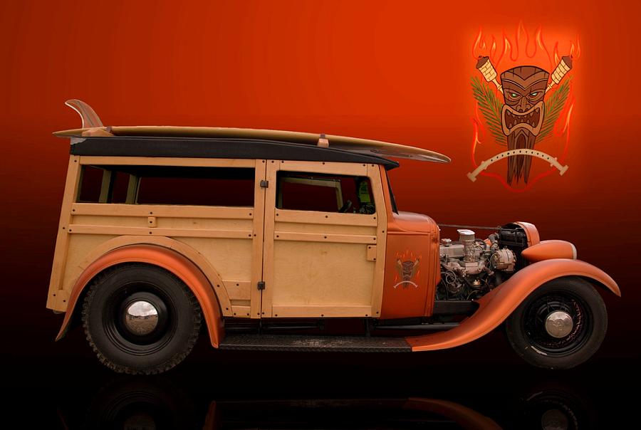 1929 Ford Model A Woody Photograph by Tim McCullough