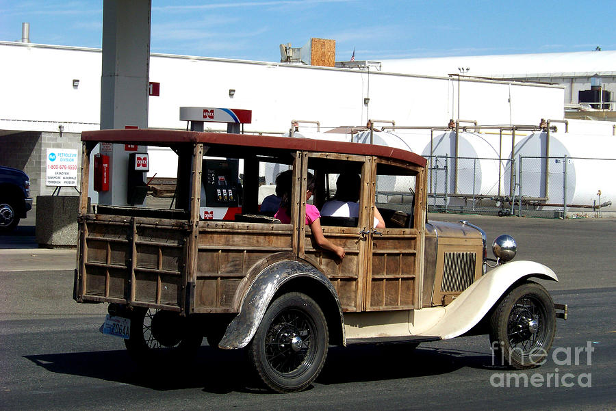 1930 Model A Station Wagon Photograph by Charles Robinson