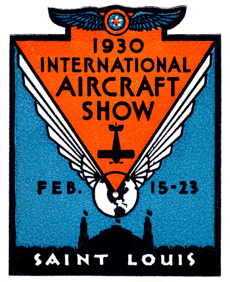 1930 St. Louis International Air Show Painting by Historic Image
