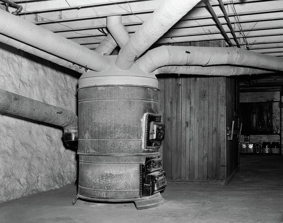 1930s Hot Air Furnace Photograph By Vintage Images   1930s Hot Air Furnace Vintage Images 