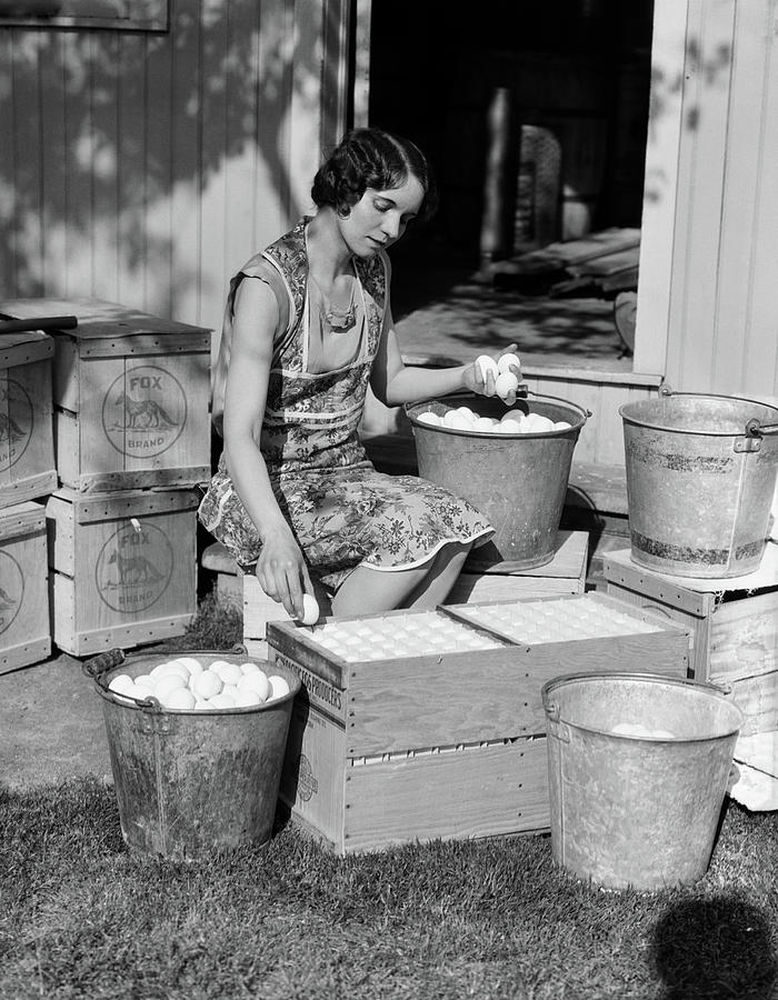 Old Time Farmer Wife