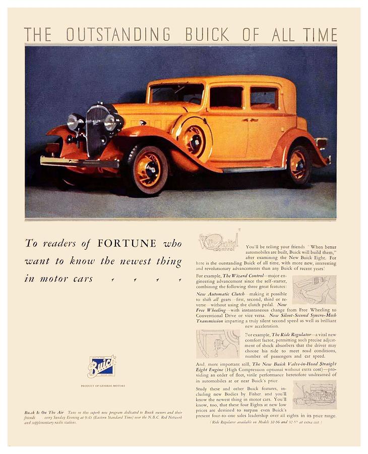 1931 - Buick Eight Automobile Advertisement - Color Digital Art by John Madison