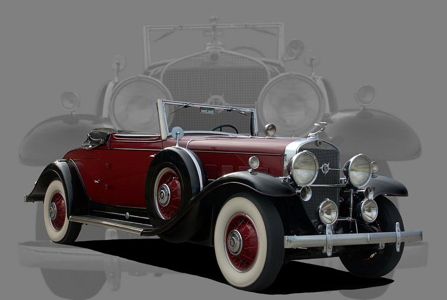 1931 Cadillac V12 Roadster Photograph by Tim McCullough
