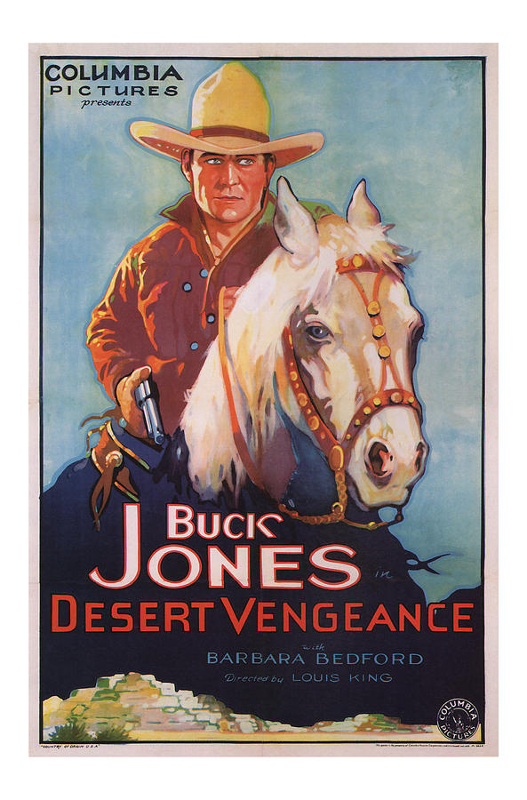 1931 Desert Vengeance Movie Art Mixed Media by Presented By American ...