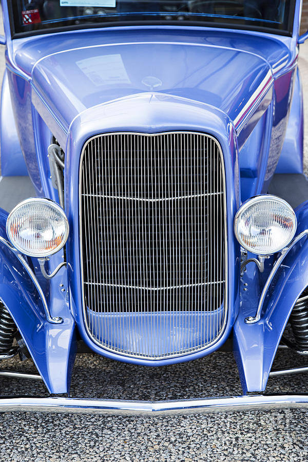 1931 Ford Model A Classic Car Front End in Color 3215.02 Photograph by M K Miller