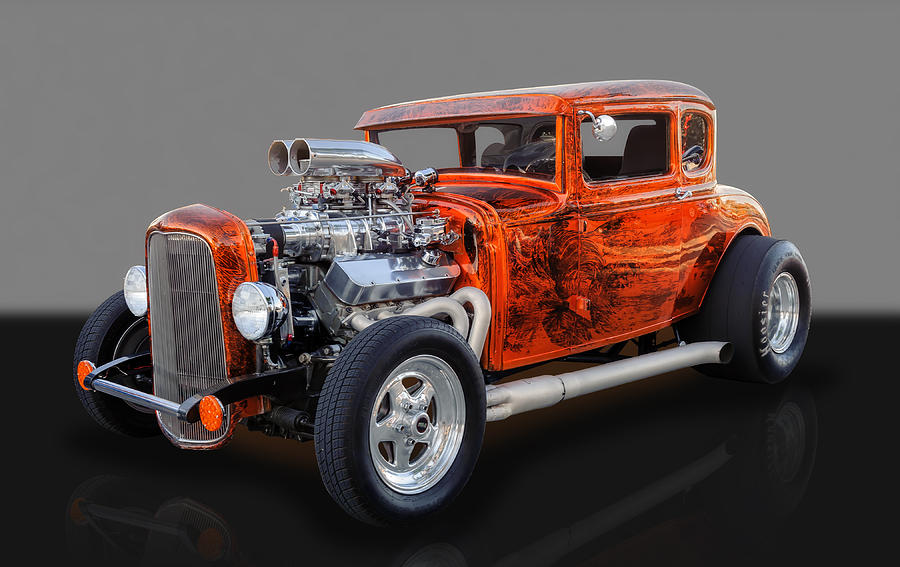 1931 Ford Pro Street Coupe Photograph by Frank J Benz