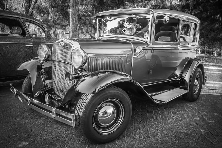 1931 Ford Sedan BW  Photograph by Rich Franco