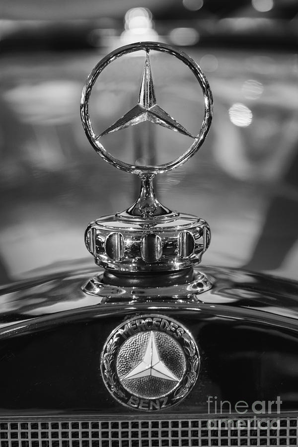 1931 Mercedes Benz Emblem Photograph by Dennis Hedberg