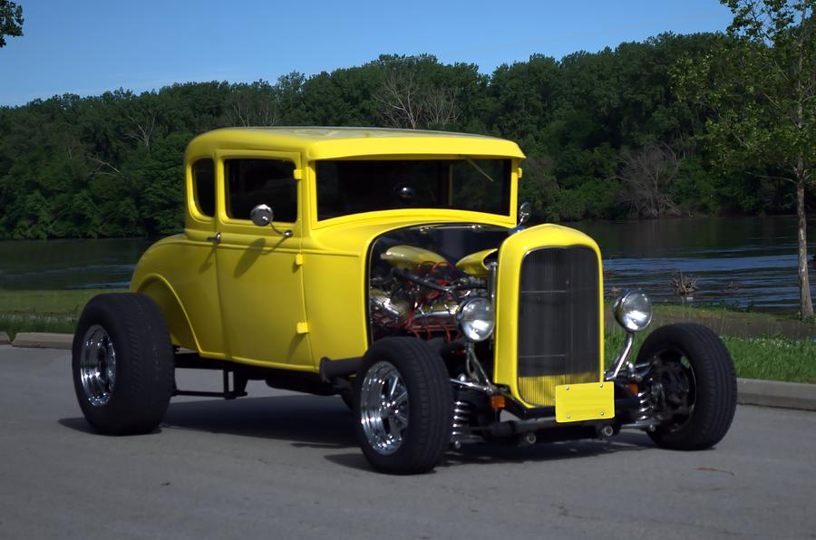 1931 Model A Ford Hot Rod Coupe Photograph by Tim McCullough