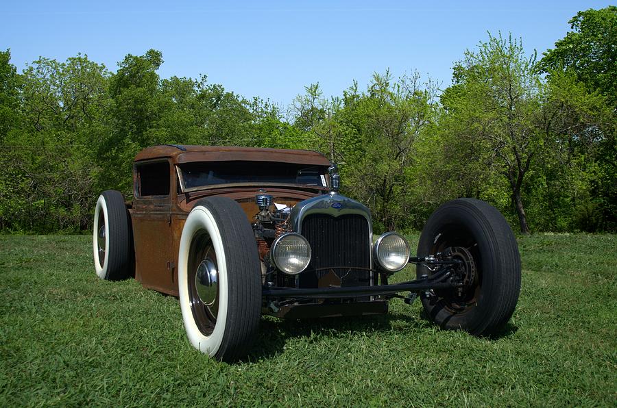 1931 Model A Ford Rat Rod Pickup Photograph by Tim McCullough