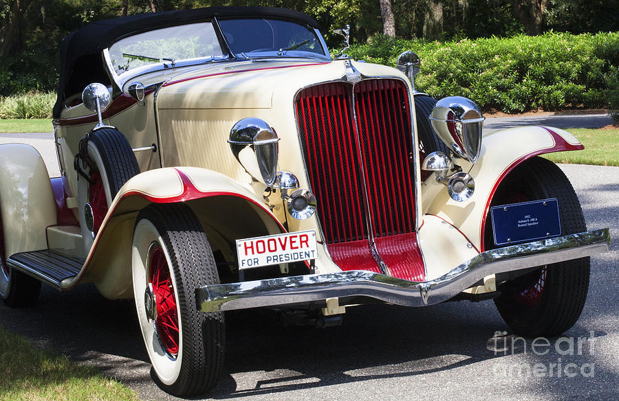 1932 Auburn Convertible Photograph by Diane Macdonald 1932 Auburn Convertible Photograph by Diane Macdonald