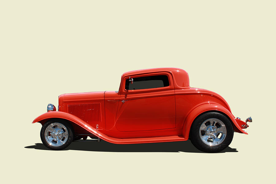 1932 Ford 3 Window Coupe Photograph by Keith Hawley