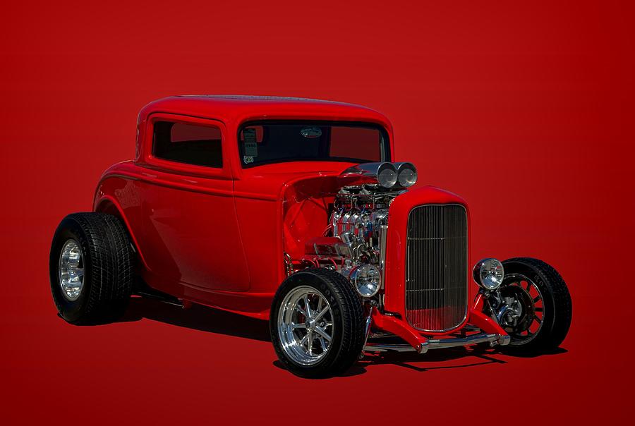 1932 Ford 3 Window Hot Rod Photograph by Tim McCullough