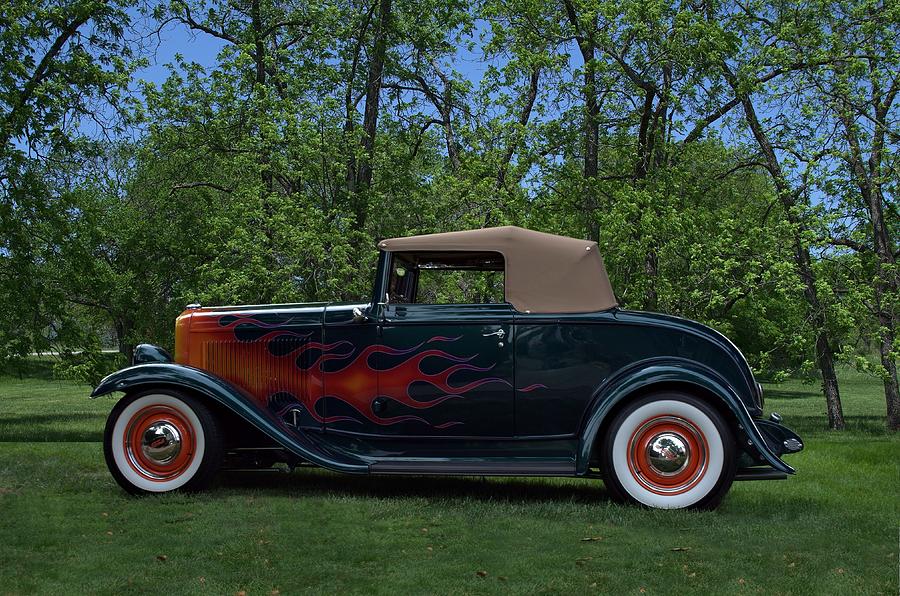 1932 Ford Cabriolet Hot Rod Photograph by Tim McCullough