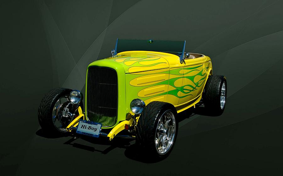 1932 Ford Hi Boy Roadster Hot Rod Photograph by Tim McCullough