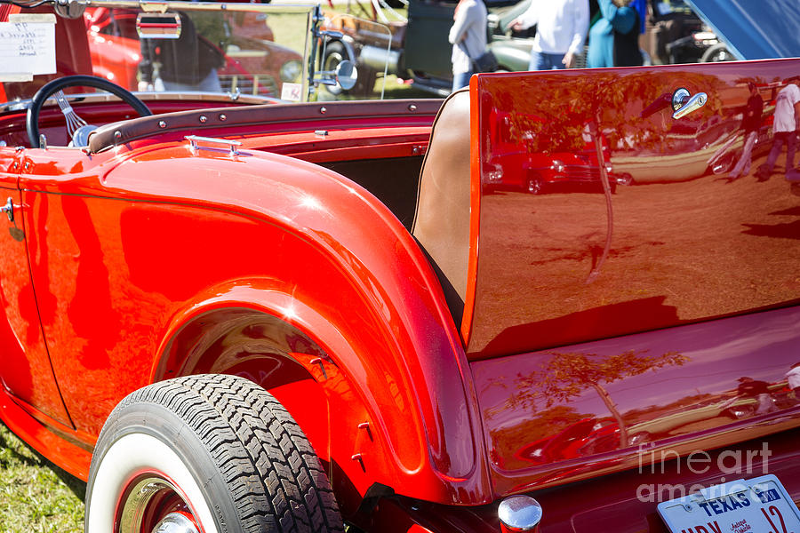 1932 Ford Roadster Rumble Seat Automobile Classic Car in Color   Photograph by M K Miller