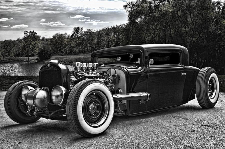 1932 Hupmobile Coupe Hot Rod Photograph by Tim McCullough