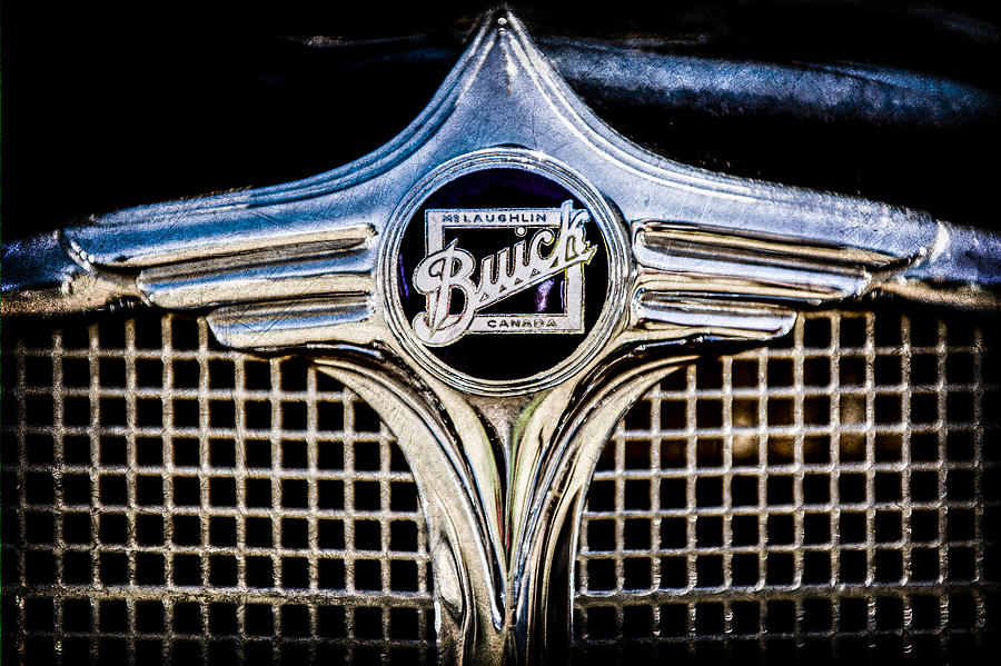 1933 Buick Woody Grille Emblem -0723ac Photograph by Jill Reger - Fine ...