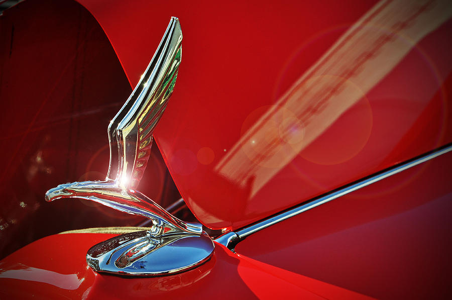 1933 Chevrolet Hood Ornament Photograph by Jeanne May