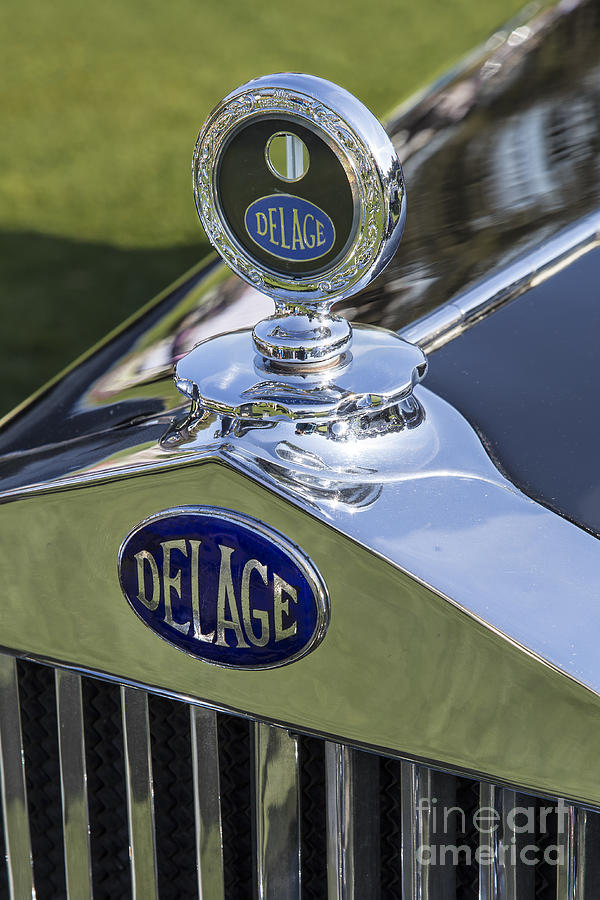 1933 Delage Photograph by Dennis Hedberg