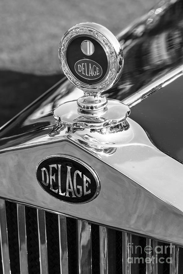 1933 Delage Hood Ornament Photograph by Dennis Hedberg