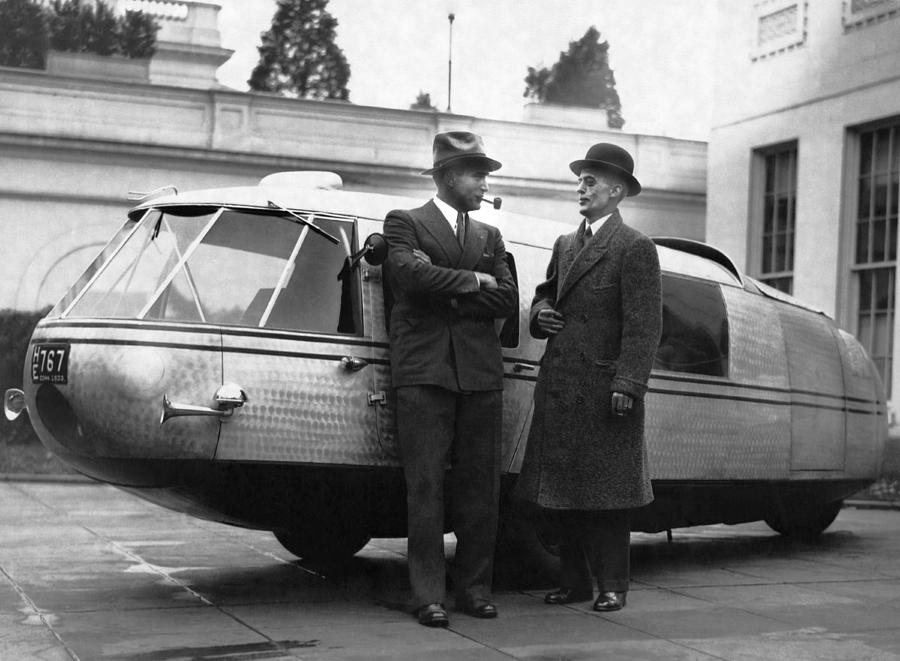 1933 Dymaxion Car Photograph by Underwood Archives