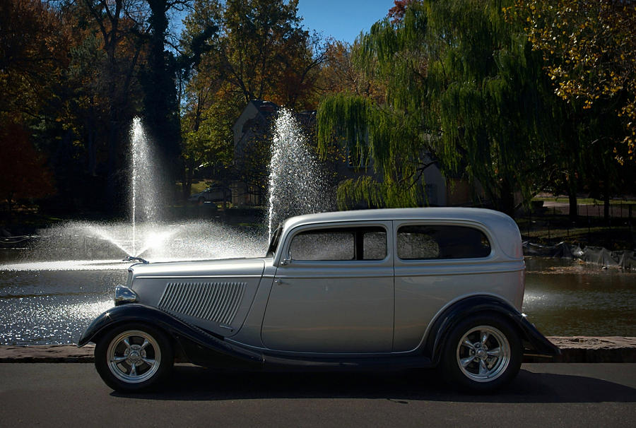 1933 Ford 2dr Sedan Hot Rod Photograph by Tim McCullough