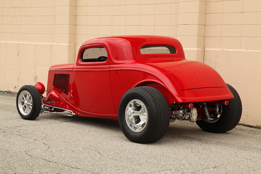 Car Photograph - 1933 Ford Coupe Street Rod by Gianfranco Weiss