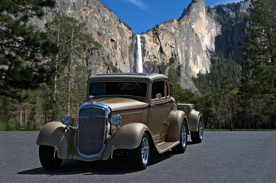 1933 Plymouth Custom Coupe Hot Rod Photograph by Tim McCullough