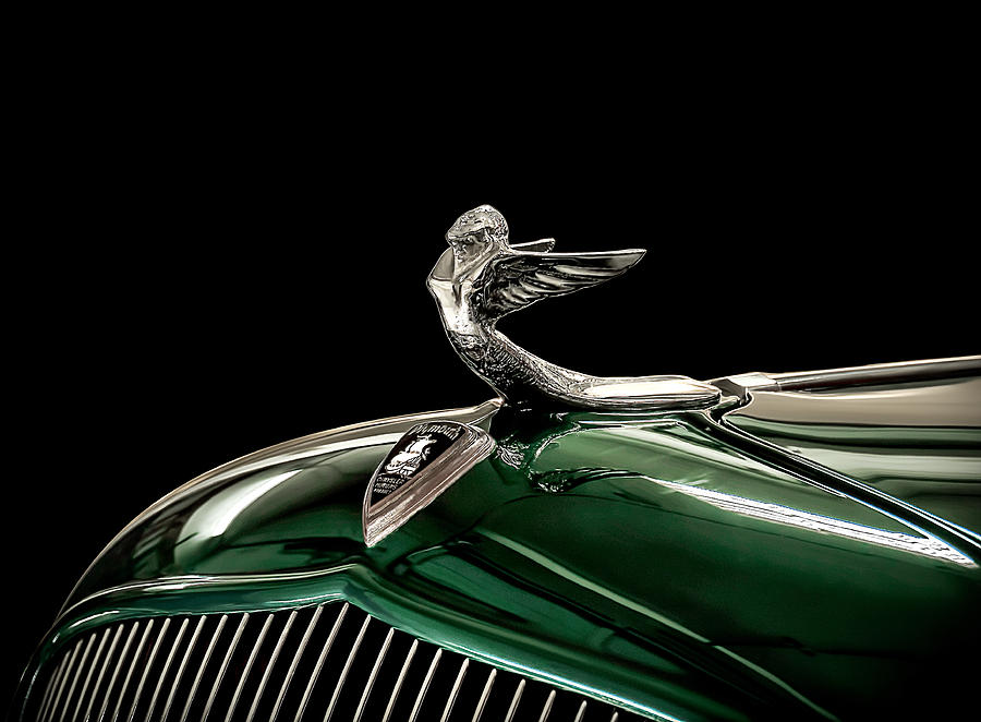Vintage Digital Art - 1933 Plymouth Mascot by Douglas Pittman Vintage Digital Art - 1933 Plymouth Mascot by Douglas Pittman