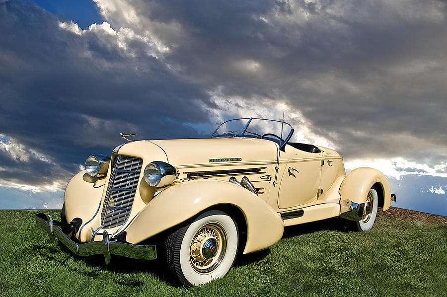 1934 Auburn Boat-Tail Speedster Photograph by Dave Koontz