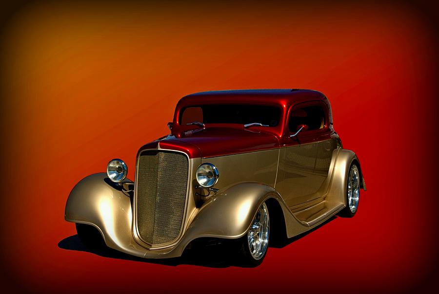 1934 Chevrolet Hot Rod Coupe Photograph by Tim McCullough