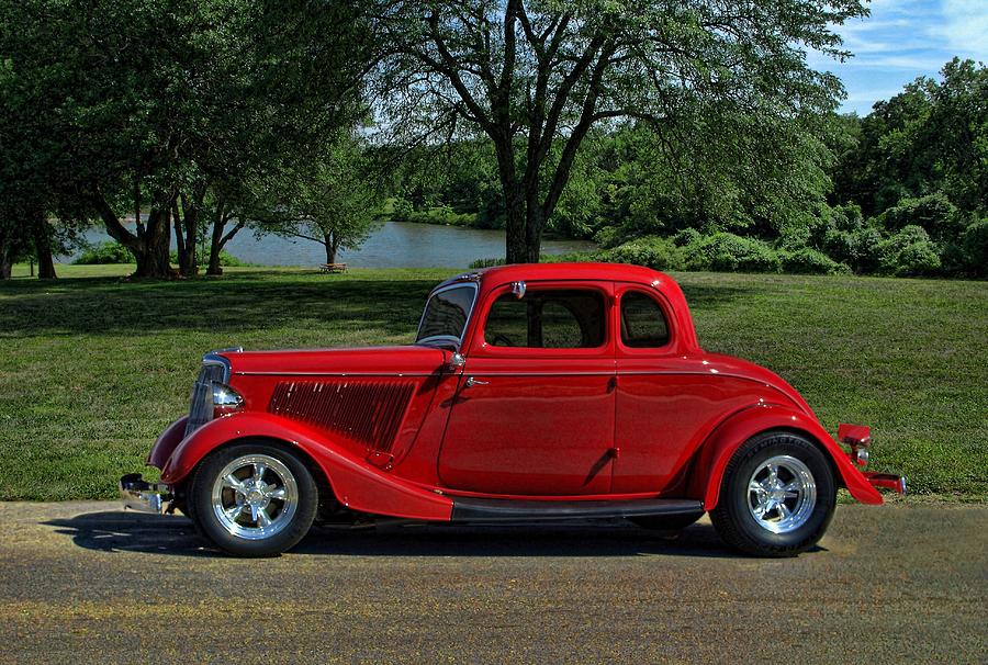 1934 Ford 5 Window Hot Rod Photograph by Tim McCullough