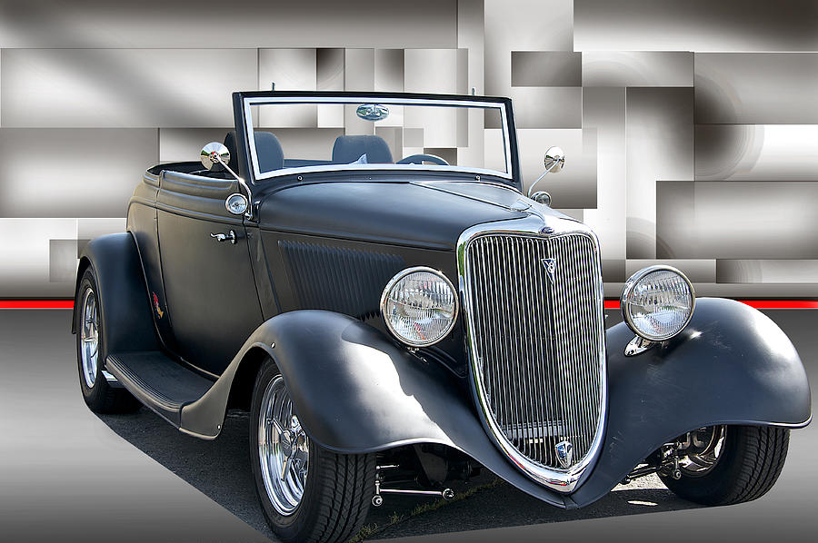 1934 Ford Cabriolet II Photograph by Dave Koontz