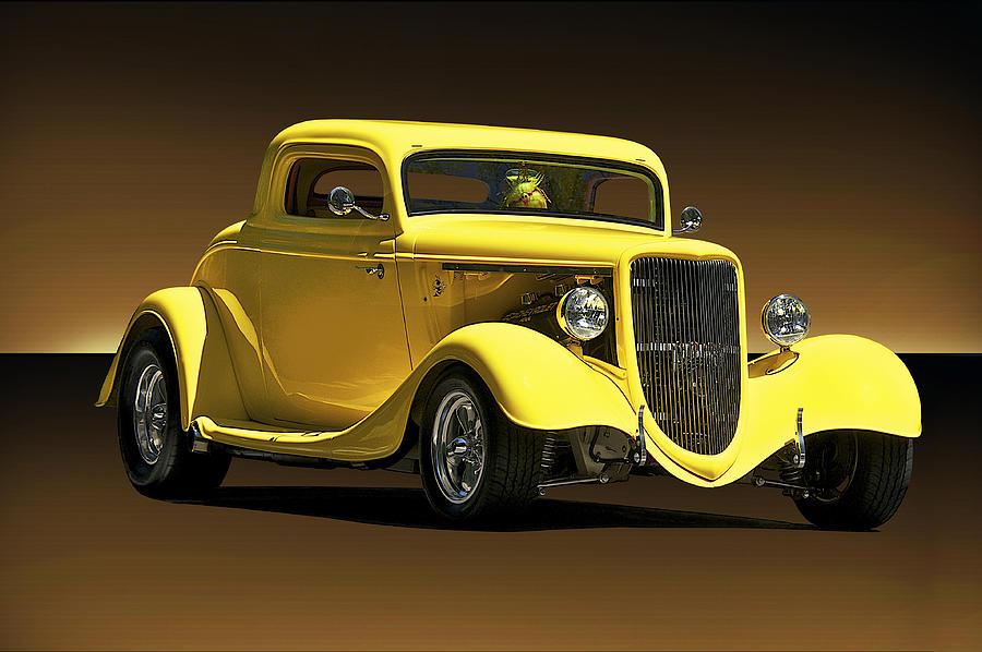 1934 Ford coupe drawings