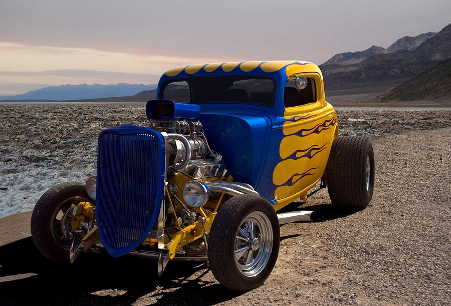 1934 Photograph - 1934 Ford Coupe Hot Rod by Tim McCullough