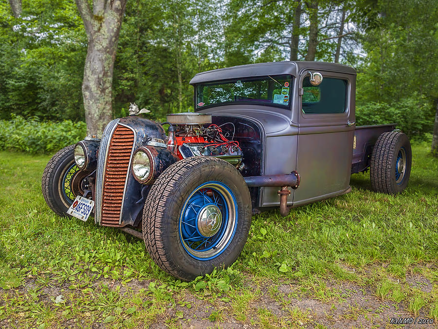 1934 Ford hot rod pickup -  Photograph by Ken Morris