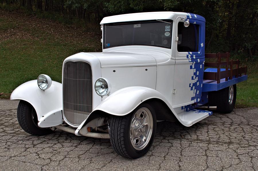 1934 Ford Hot Rod Stake Side Truck Photograph by Tim McCullough