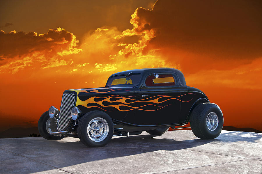 1934 Ford sunset Coupe Photograph