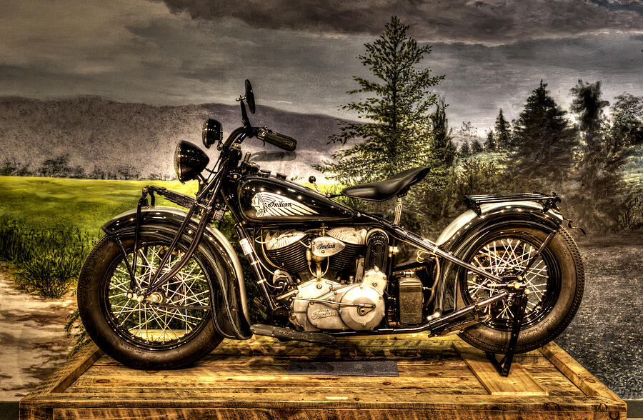 1934 Indian Chief Photograph by Paul W Faust -  Impressions of Light