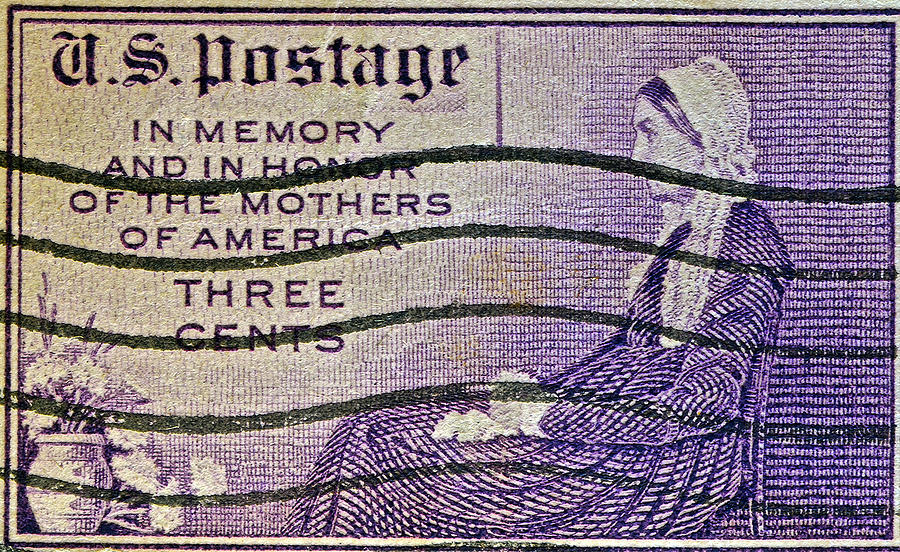 1934 Mothers of America Three-Cent Stamp Photograph by Bill Owen