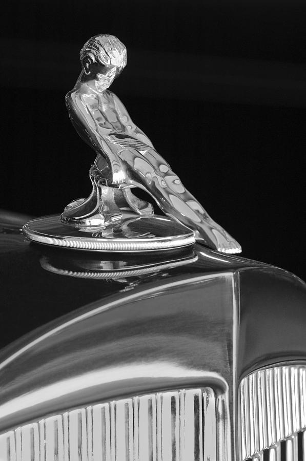 1934 Packard Hood Ornament 4 Photograph by Jill Reger