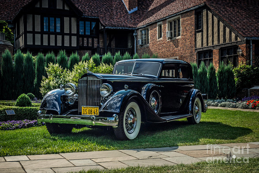 1934 Packard V-12 Sport Sedan Photograph by Ronald Grogan