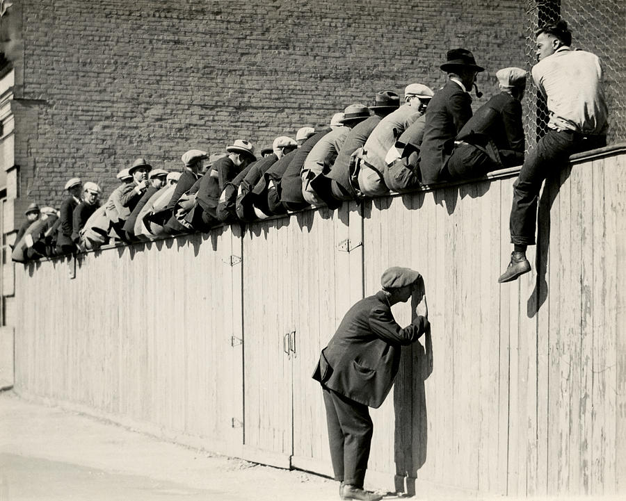 1935 Baseball Fans Photograph by Historic Image
